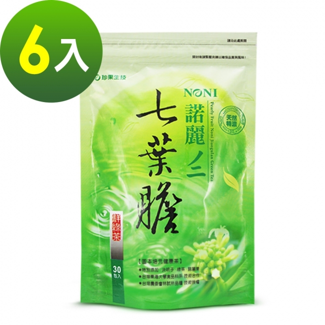 【珍果】諾麗七葉膽綠茶 6入